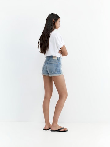 Regular Jeans de la Pull&Bear pe albastru