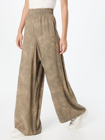 Wide Leg Pantalon 'WINDY' DRYKORN en marron : devant