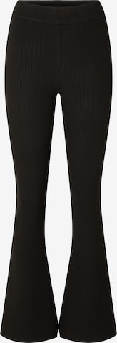 SELECTED FEMME Flared Pants 'KARO' in Black: front