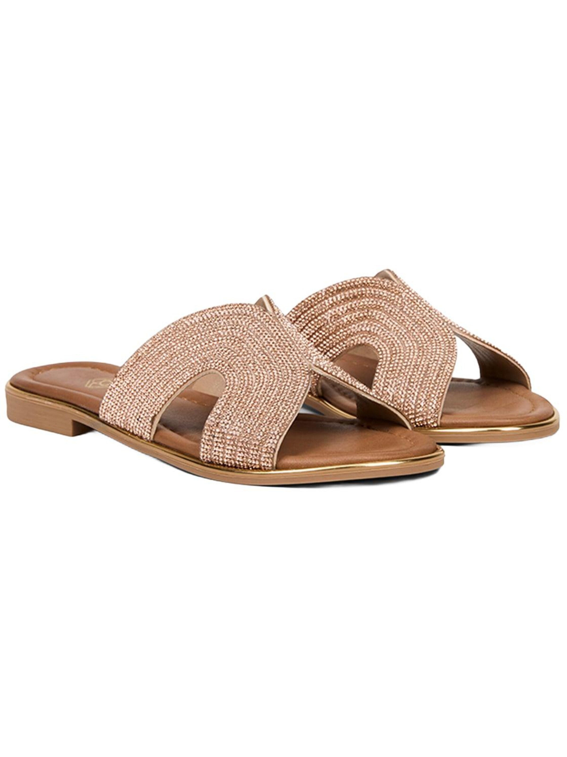 Desa Mule 'DESA Damen-Sandalen mit Steindetails' in Pink