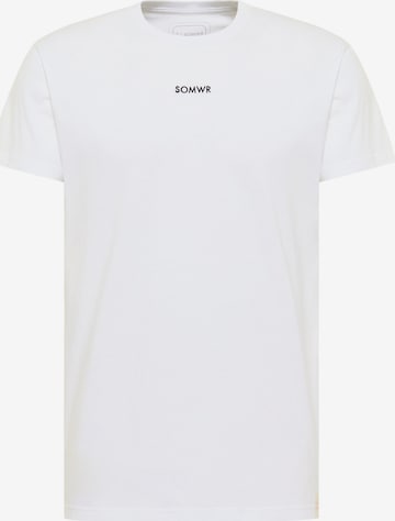 SOMWR Shirt 'ORGANIC MATTER' in White: front