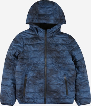 Abercrombie & Fitch Φθινοπωρινό και ανοιξιάτικο μπουφάν σε μπλε: μπροστά