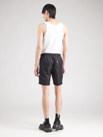 Sergio Tacchini Regular Sportshorts 'ALETTONE' in Schwarz: Rückseite