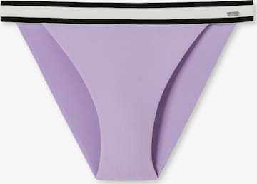 SCHIESSER Bikini Bottoms ' Aqua Californian Dream ' in Purple: front