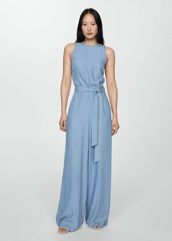 MANGO Jumpsuit 'Atena' in Blau: predná strana