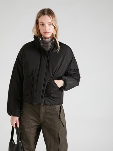 River Island Winterjacke in Schwarz: predná strana