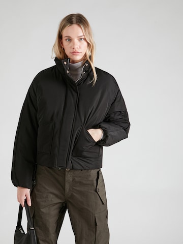 River Island - Casaco de inverno em preto: frente