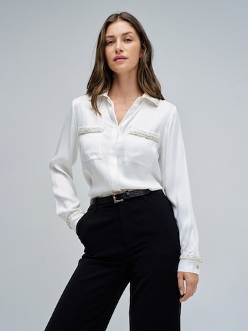 Salsa Jeans Bluse in Weiß: Vorderseite