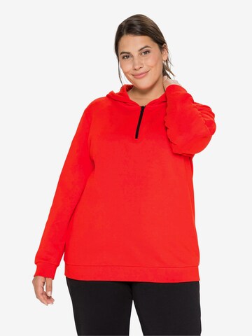 SHEEGO Sweatshirt in Rot: predná strana