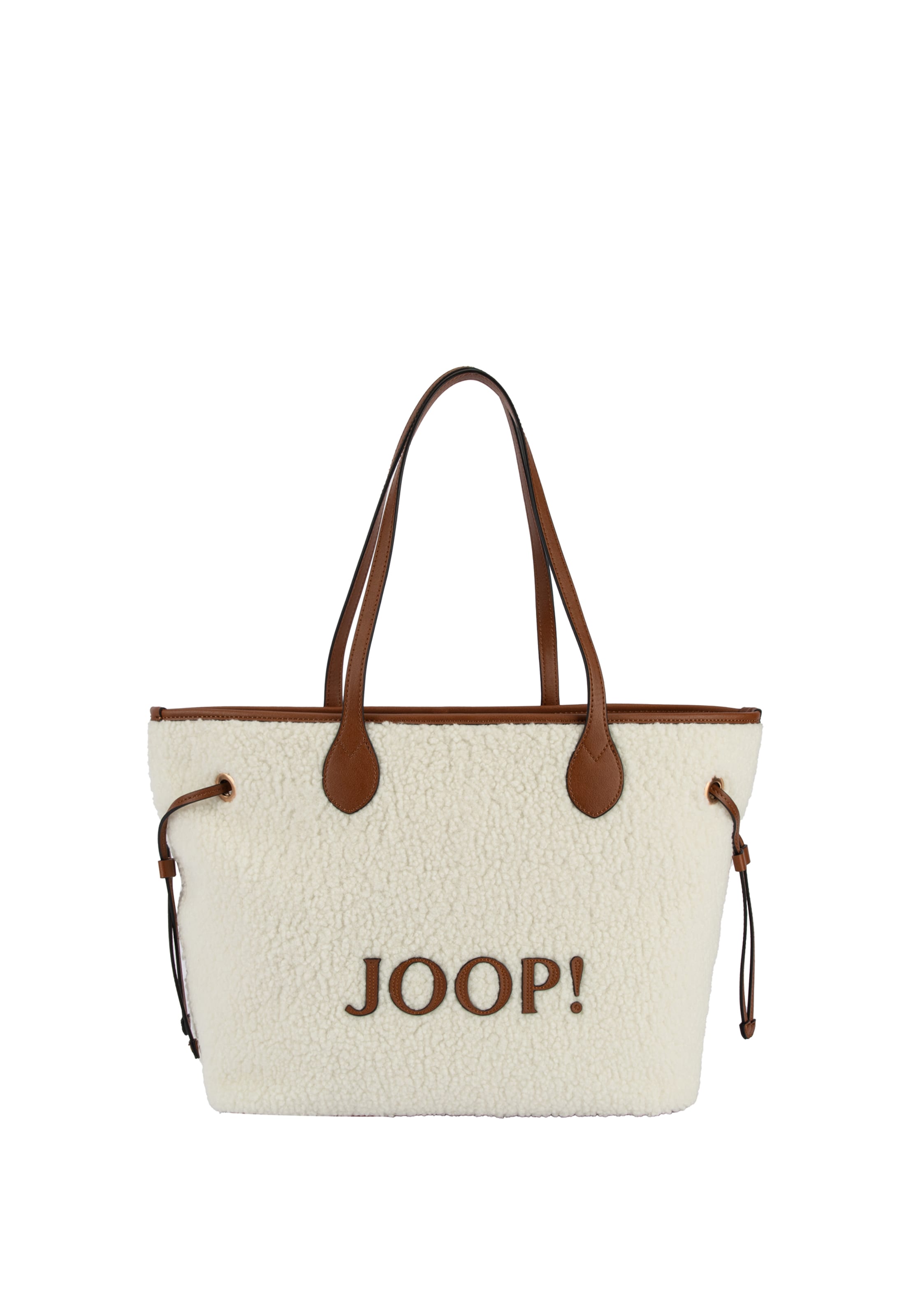 JOOP! - Shopper 'Lanoso' em bege: frente