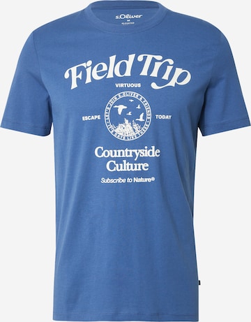 s.Oliver Shirt in Blau: Vorderseite