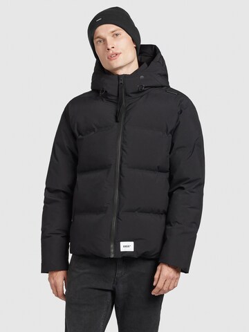 khujo Winter Jacket 'Rodney' in Black: front