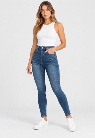 Elara Skinny Jeans in Blauw