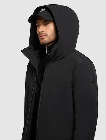 khujo Winter Jacket 'Nedd' in Black