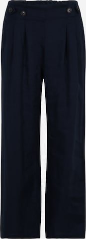 ESPRIT Wide leg Bandplooibroek in Blauw: voorkant