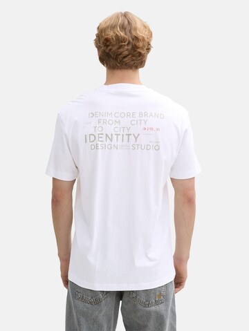 TOM TAILOR DENIM Shirt in White: front
