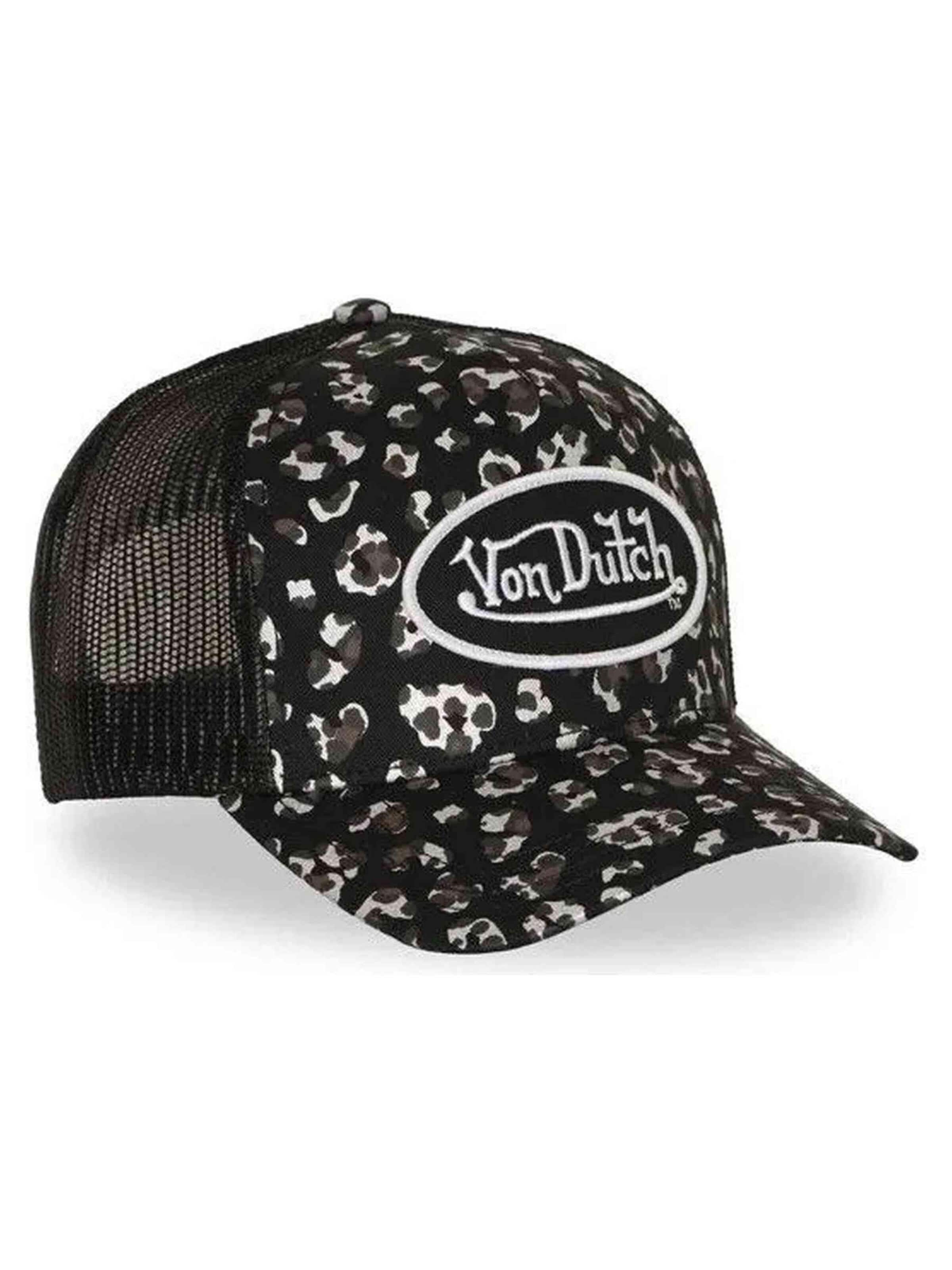 Von Dutch - Gorra 'Gorra von dutch negra leopard foil trucker cap' en negro