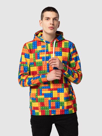 Mr. Gugu & Miss Go Kapuzenpullover 'Blocks' in Orange