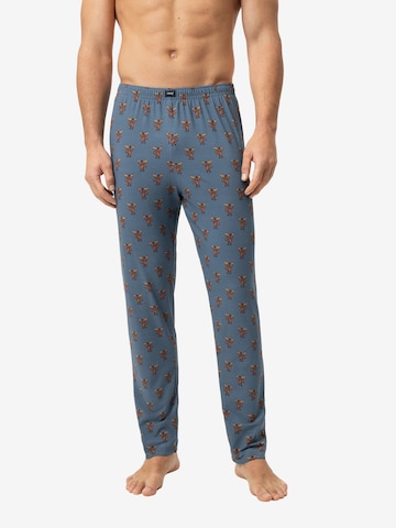 Mey Pyjamabroek ' Serie Gentle Moose ' in Blauw: voorkant