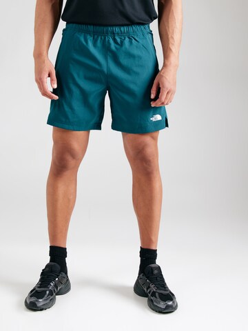 regular Pantaloni sportivi '24/7' di THE NORTH FACE in verde: frontale