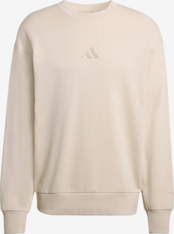 ADIDAS SPORTSWEAR Athletic Sweatshirt 'ALL SZN' in Beige: front