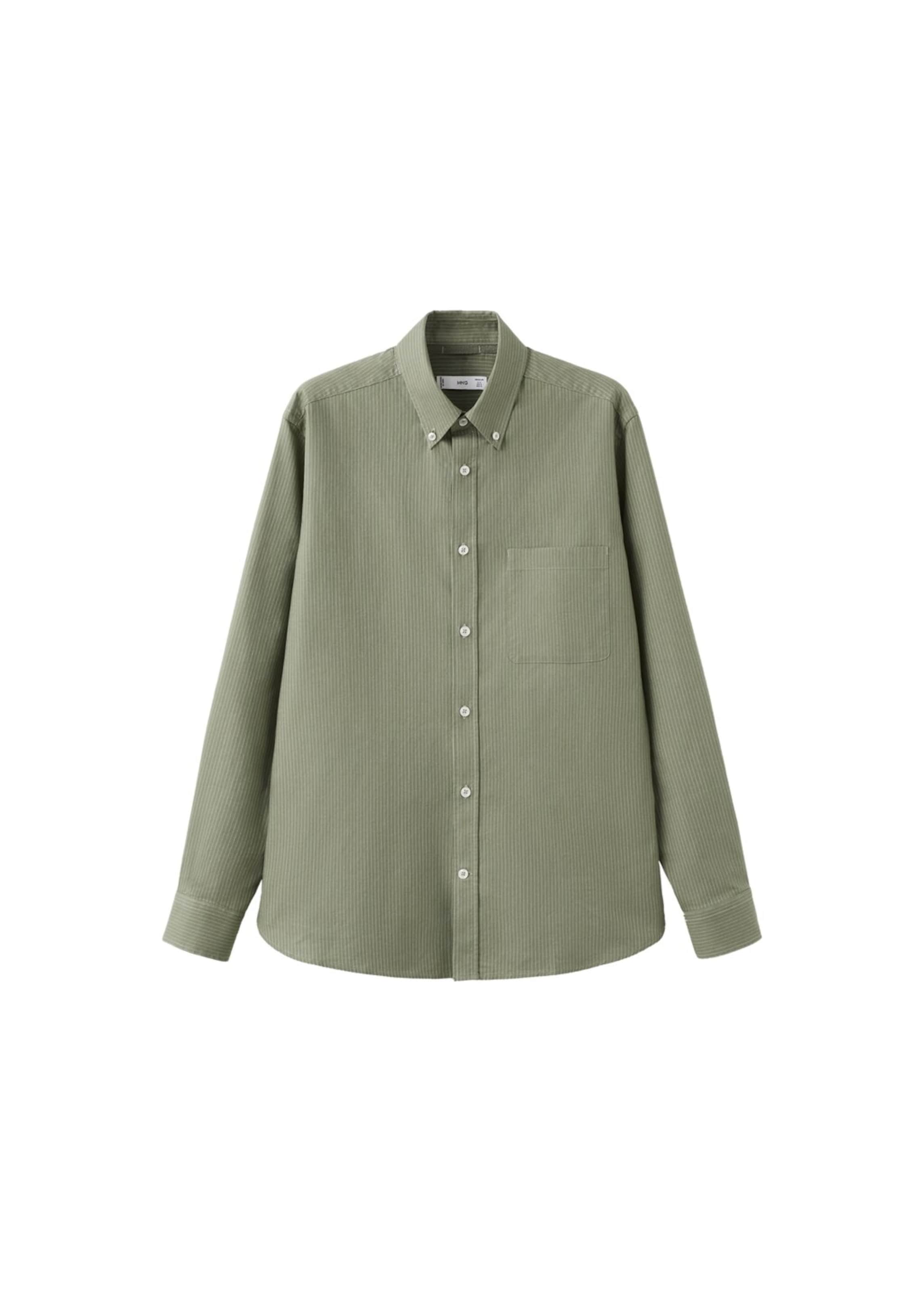 MANGO MAN Button Up Shirt 'Oxlir' in Olive, Item view