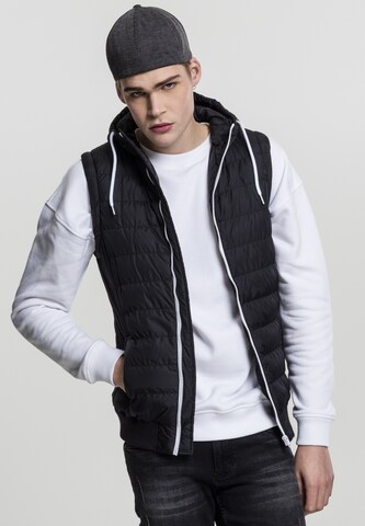 Urban Classics Vest in Black: front