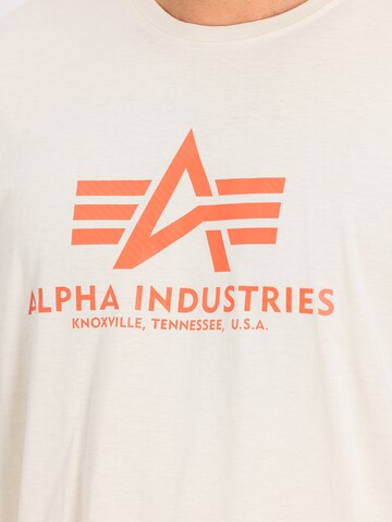 Maglietta 'Carbon' di ALPHA INDUSTRIES in bianco