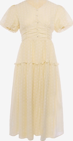 Robe Usha en jaune : devant