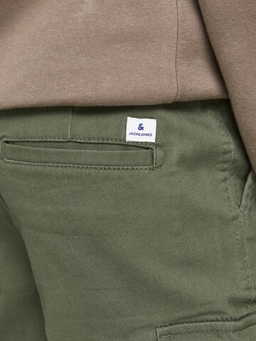 Coupe slim Pantalon 'Marco' Jack & Jones Junior en vert