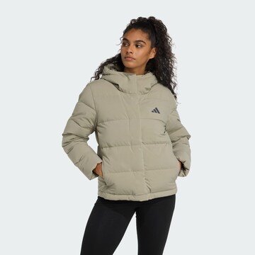 Veste de sport 'Helionic' ADIDAS SPORTSWEAR en vert : devant