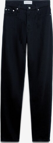 Calvin Klein Jeans Loosefit Jeans in Zwart: voorkant