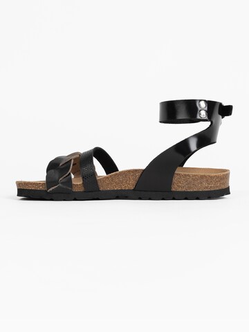 Bayton Sandal 'Capucine' in Black