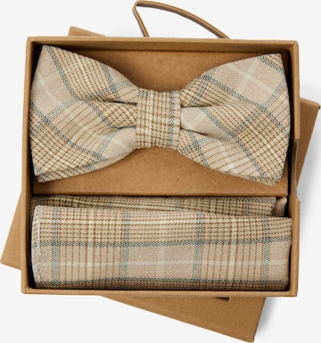 Nœud papillon Finshley & Harding London en marron : devant