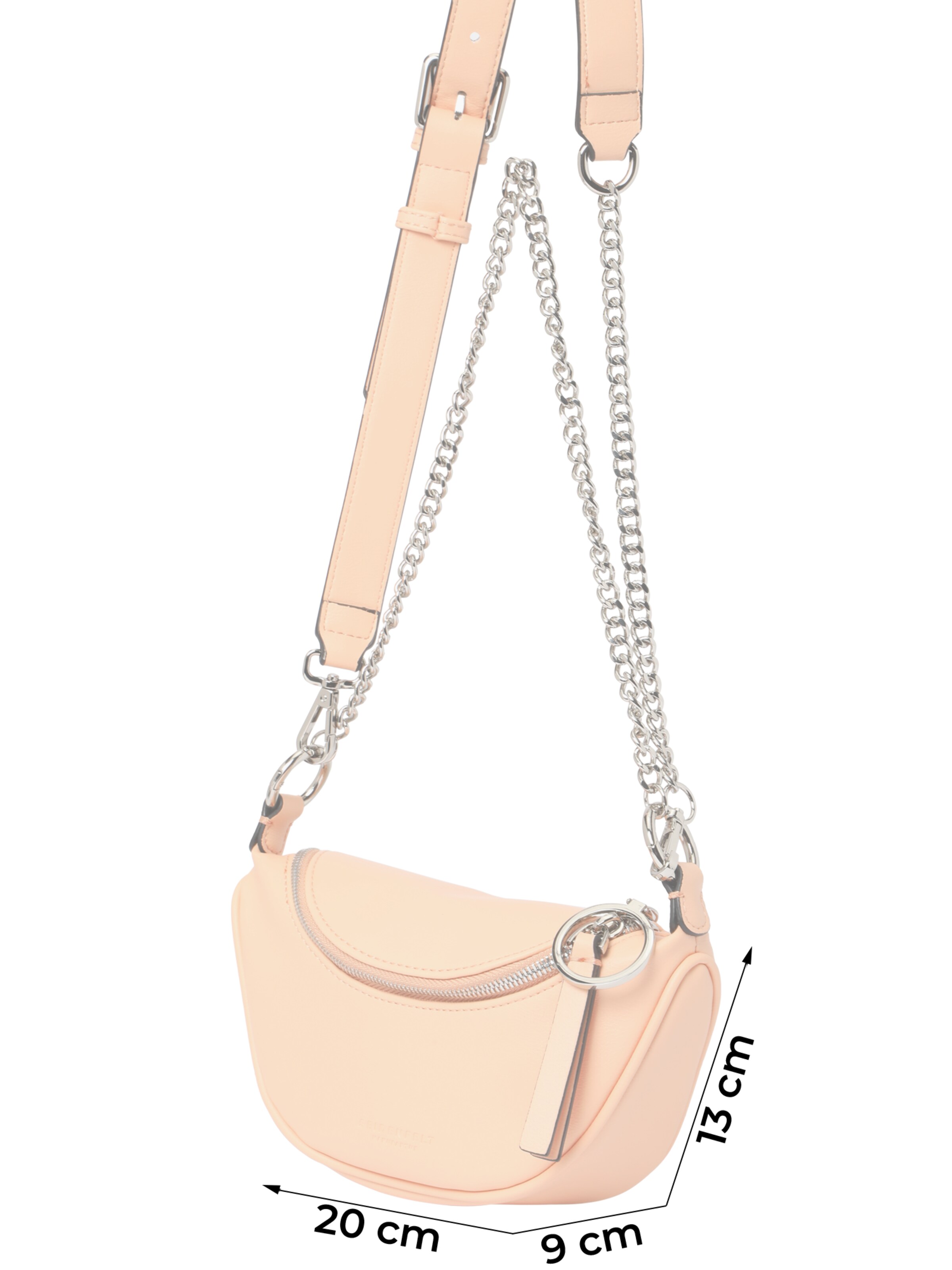 Seidenfelt Τσάντα ώμου 'Skien' σε πορτοκαλί