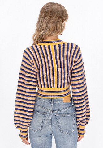 IZIA - Casaco de malha em azul