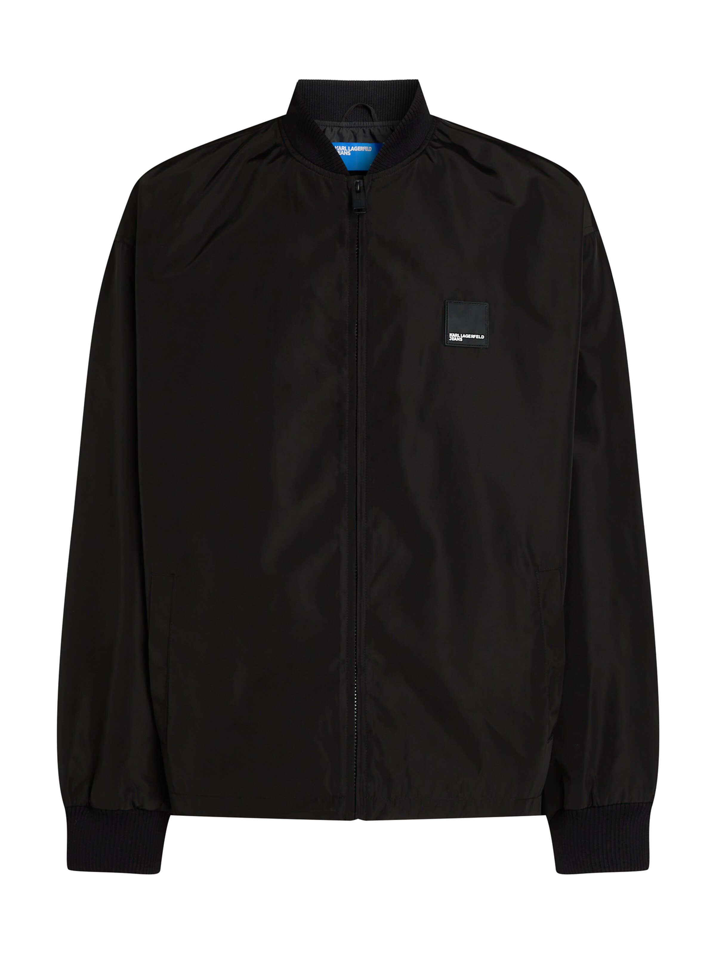 Giacca di mezza stagione di KARL LAGERFELD JEANS in nero: frontale