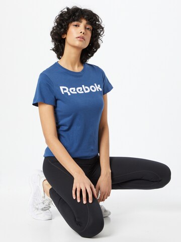 Reebok Функционална тениска в синьо