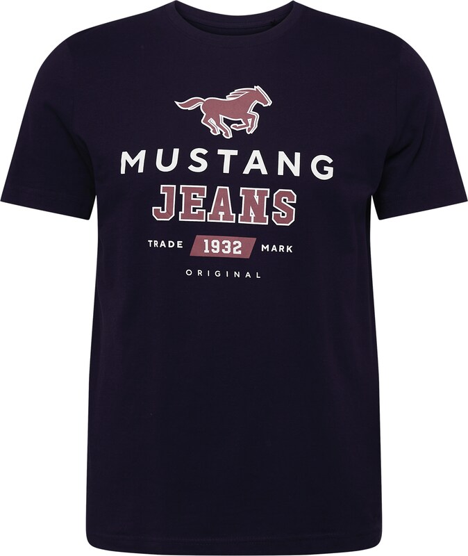 MUSTANG T-Shirt 'Alex' in Navy MUSTANG T-Shirt 'Alex' in Navy