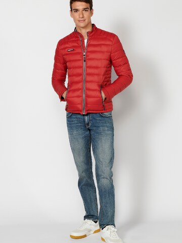 Veste d’hiver KOROSHI en rouge