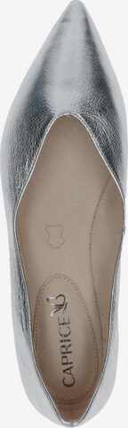 CAPRICE Ballet Flats in Silver