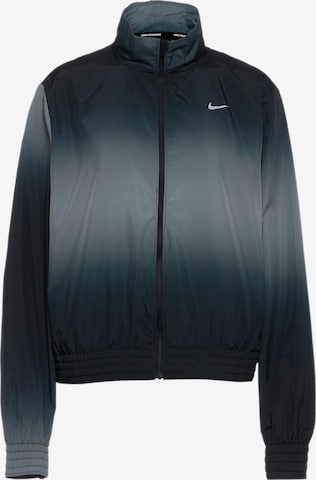 NIKE Athletic Jacket in Grey: front