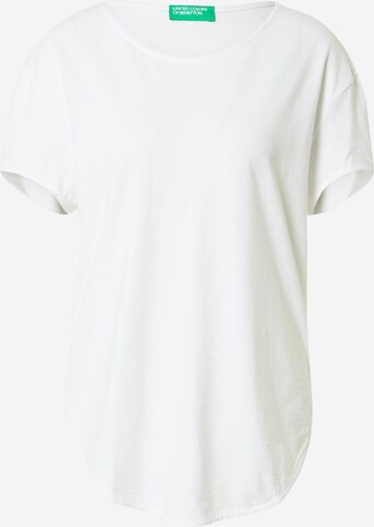 T-shirt UNITED COLORS OF BENETTON en blanc : devant