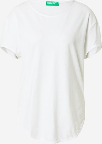 UNITED COLORS OF BENETTON Shirt in White: front