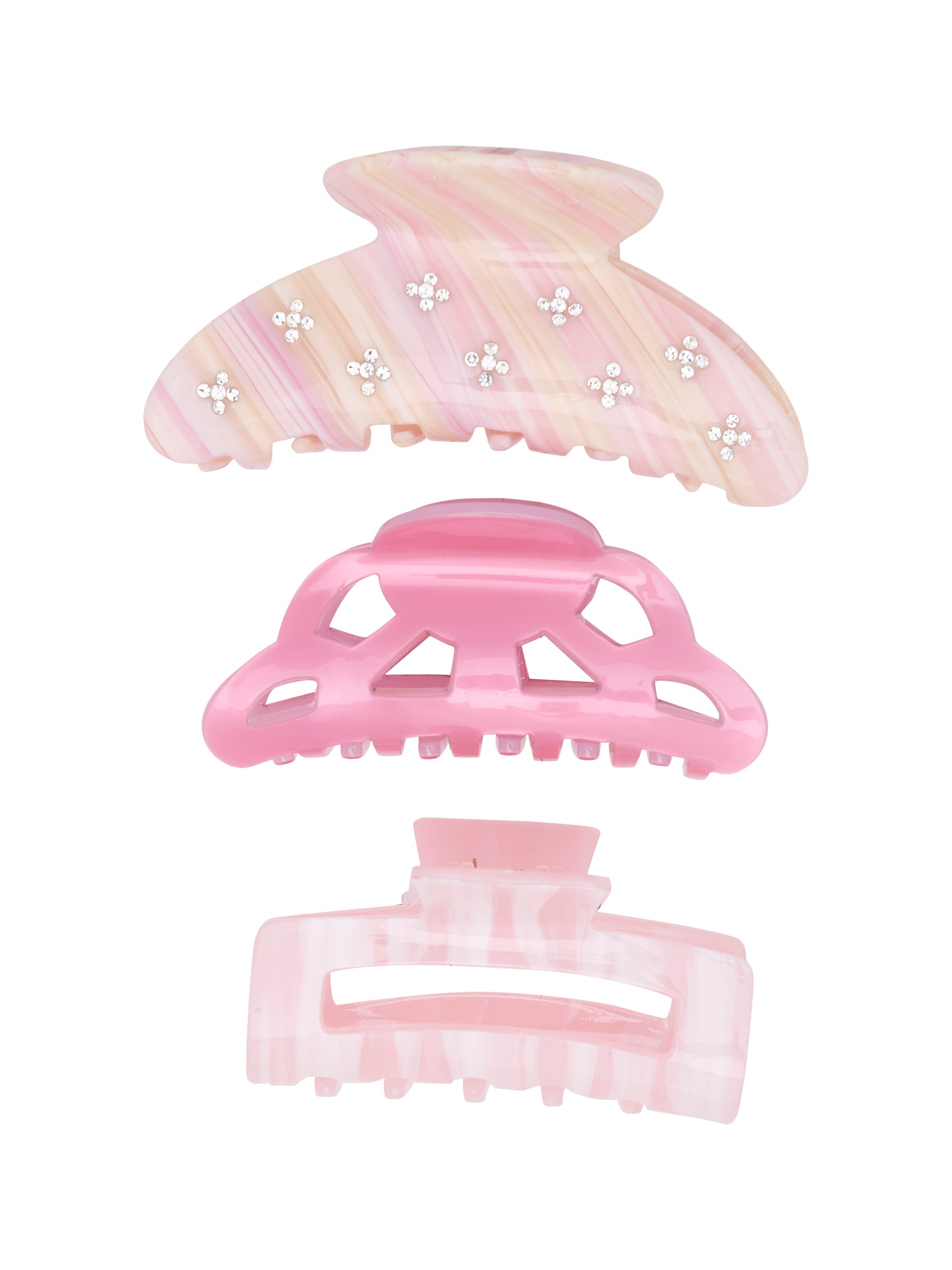 ONLY - Joyería para el pelo en rosa: frente