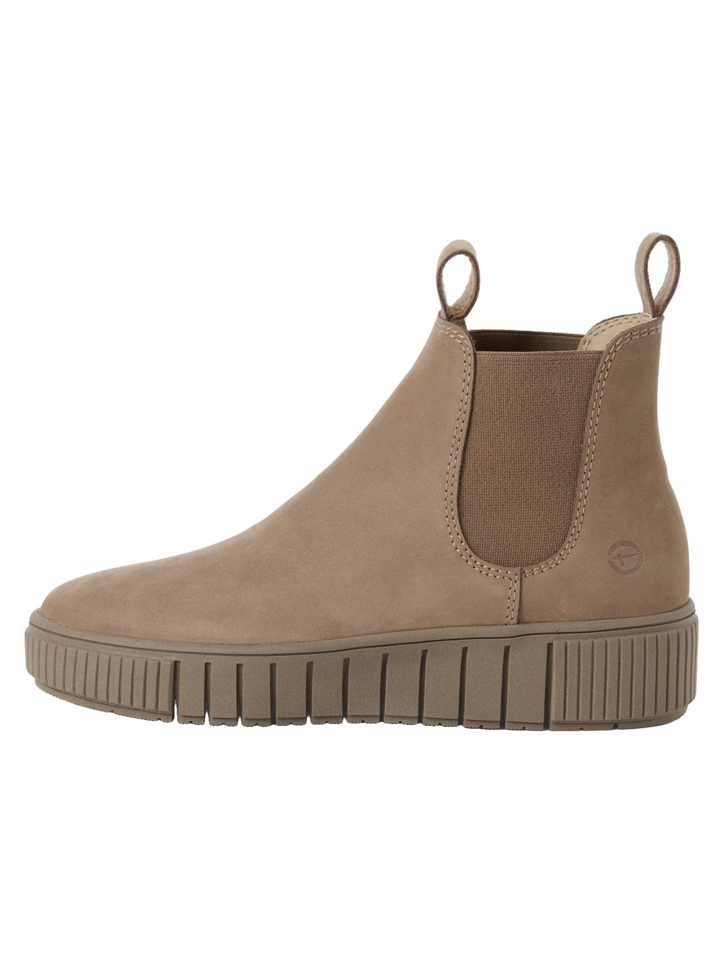 Tamaris Booties 'Basic' in Beige: front