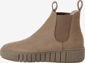 Tamaris Enkellaarsje 'Basic' in Beige: voorkant