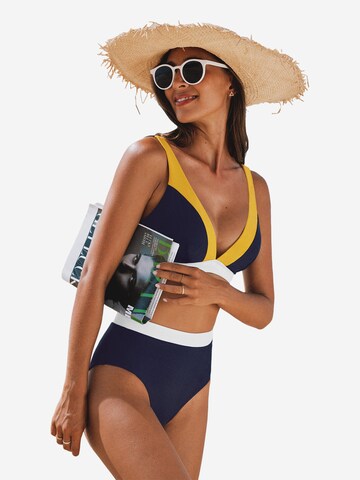 Cupshe Bustier Bikini‌‌‌ in Blau