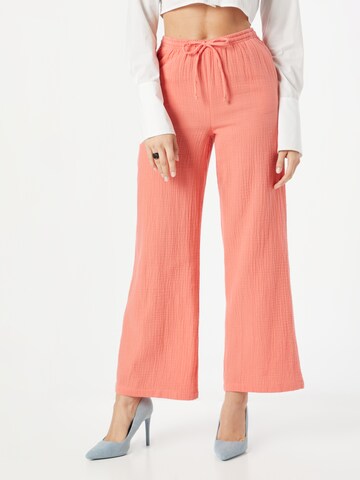 Gina Tricot Wide Leg Hose 'Disa' in Orange: predná strana