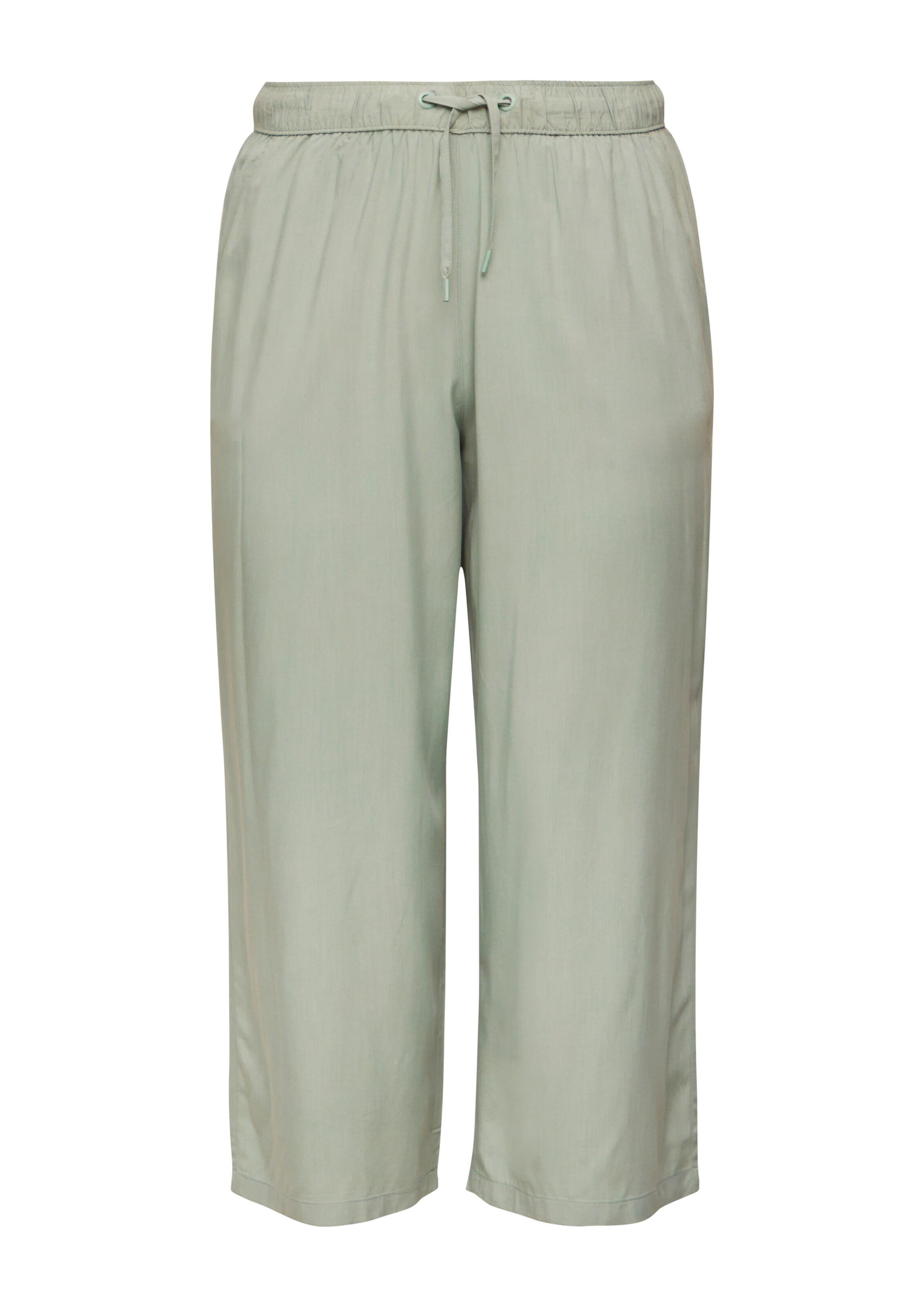 Wide Leg Pantalon QS en vert : devant
